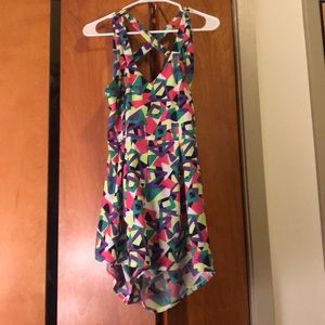 Multi colored romper